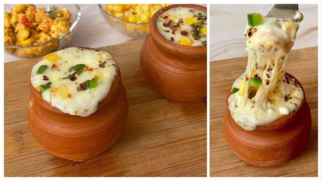 Kulhad Pizza Recipe - Pizza